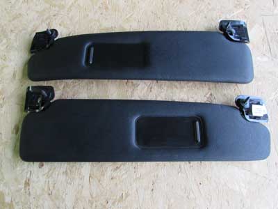 BMW Sun Visors Black (Includes left and right) 51167146475 2003-2008 (E85) Z4 Roadster